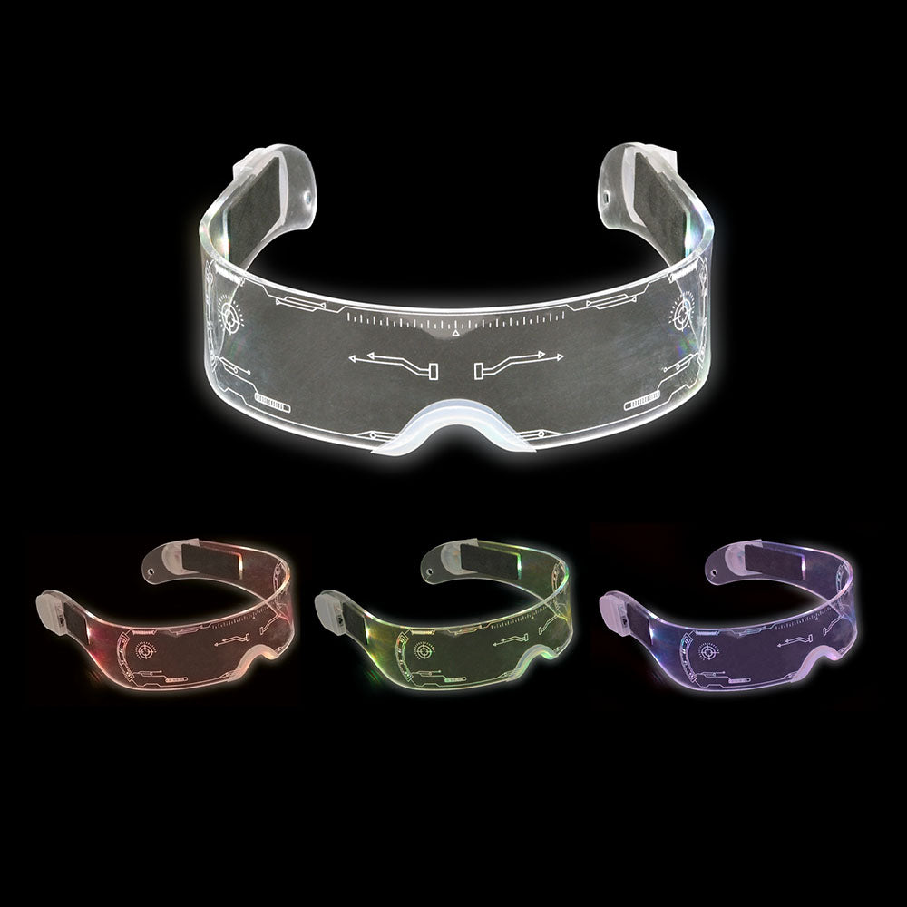 Light-Up Futuristic Novelty Eyewear (1 PC)