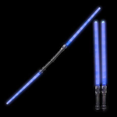 Light-Up Double Sword Blue (1 PC)