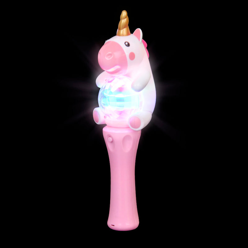 Unicorn Spinning Wand 11"