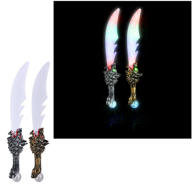 Light-Up Wolf Sword (1 PC)