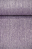 1 yarda de lino color lila novedoso en espiga teñido en hilo, tela de peso medio, ancho de 54 pulgadas