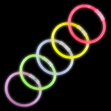 Glow Bracelets 8" 5mm Assorted Color (50 Pc Tube)