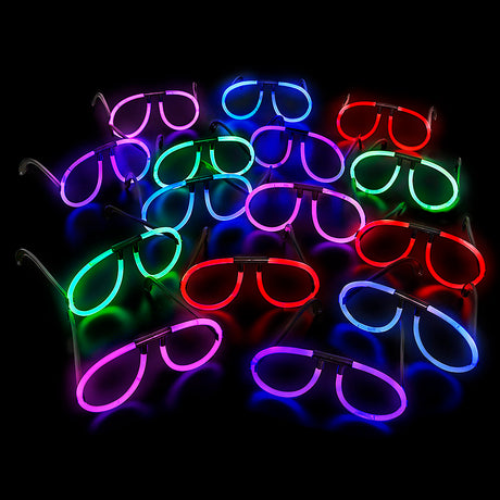 Glow Eye Glasses Assortment (50 PC)