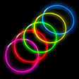 Glow Necklaces Assorted Color 22" (50 Pc Tube)