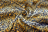 Velboa Faux Fur Polyester Fabric - White Black Zebra, White Black Cow, Gold Leopard, 60" Width (1 Yard)
