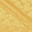 Gold Satin Jacquard Roses Fabric