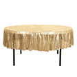 90″ Gold Glitz Sequin Round Tablecloth