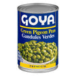 Goya Green Pigeon Peas 15 Oz