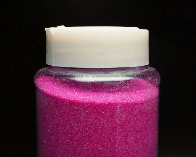 4 x 1-Pound Bottle Hot Pink Polyester Craft Glitter (64 Ounces)
