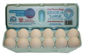 Grade A Jumbo White Eggs 12pcs