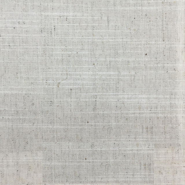 Gregory Linen Blend Fabric - Natural Solid, 55" Width (1 Yard)