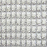 Groove Fabric - Floral Metallic Sheer, 110" Width (1 Yard)