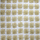 Groove Fabric - Floral Metallic Sheer, 110" Width (1 Yard)