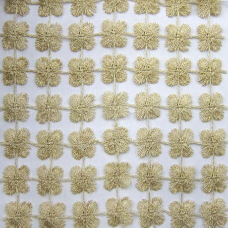 Groove Fabric - Floral Metallic Sheer, 110" Width (1 Yard)