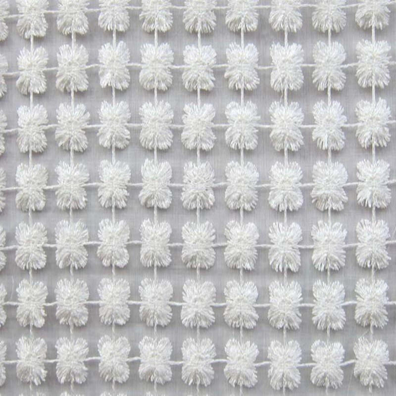 Groove Fabric - Floral Metallic Sheer, 110" Width (1 Yard)
