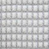 Groove Fabric - Floral Metallic Sheer, 110" Width (1 Yard)