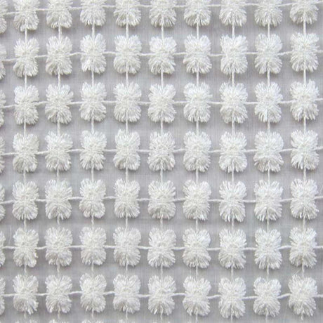 Groove Fabric - Floral Metallic Sheer, 110" Width (1 Yard)