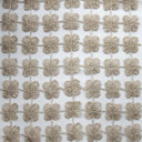 Groove Fabric - Floral Metallic Sheer, 110" Width (1 Yard)