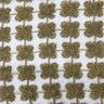 Groove Fabric - Floral Metallic Sheer, 110" Width (1 Yard)