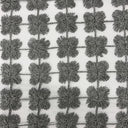 Groove Fabric - Floral Metallic Sheer, 110" Width (1 Yard)