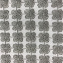 Groove Fabric - Floral Metallic Sheer, 110" Width (1 Yard)