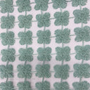 Groove Fabric - Floral Metallic Sheer, 110" Width (1 Yard)