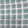 Groove Fabric - Floral Metallic Sheer, 110" Width (1 Yard)