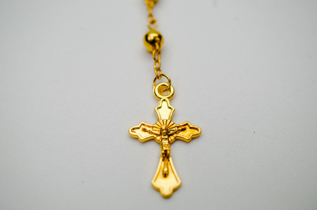 2 Inch Plain Gold Cork Glass Bottle Rosary Favors Pack of 12 Baptism Favors