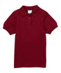 Girl's Uniform Polo Shirt - Cotton Polyester Interlock Fabric, Solid Colors, Short Sleeve, Sizes 5-18 (1 Piece)