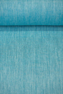 1 Yard Linen Novelty Herringbone Yarn Dyed Fabric Spa Color 54" Width