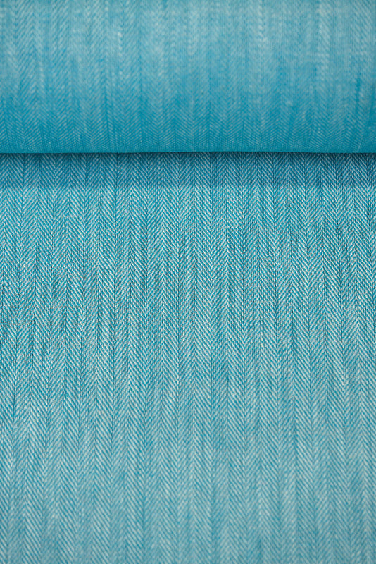 1 Yard Spa Colored Novelty Linen Herringbone Durable Craft Fabric 54" Width
