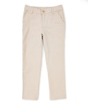 Girls' Uniform Pants - Uniform Pants, Navy, Black, Khaki, Adjustable Elastic Waist, Zipper With Button Closure (1 Piece)