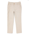 Girls' Uniform Pants - Uniform Pants, Navy, Black, Khaki, Adjustable Elastic Waist, Zipper With Button Closure (1 Piece)