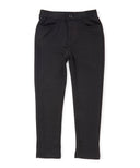 Girl Stretch School Uniform Pants - Black Stretch Fabric, Adjustable Waist, Sizes 4/5-16 (1 Pair)