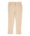 Girl's Khaki Stretch School Uniform Pants - Khaki, Adjustable Waist, Sizes 4/5-16 (1 Unit)
