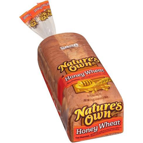 Natures Own Honey Wheat Bread 20 Oz