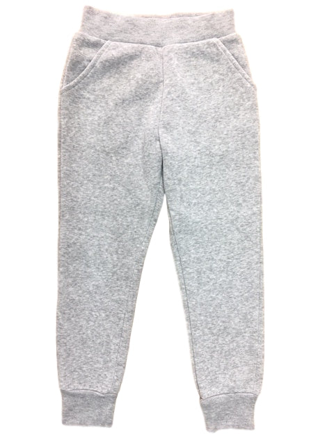 Girls Fleece Sweatpants - Fleece Fabric, Solid Color, Multiple Sizes (1 Pair)