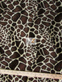 Safari Velboa Giraffe Animal Short Pile Fabric