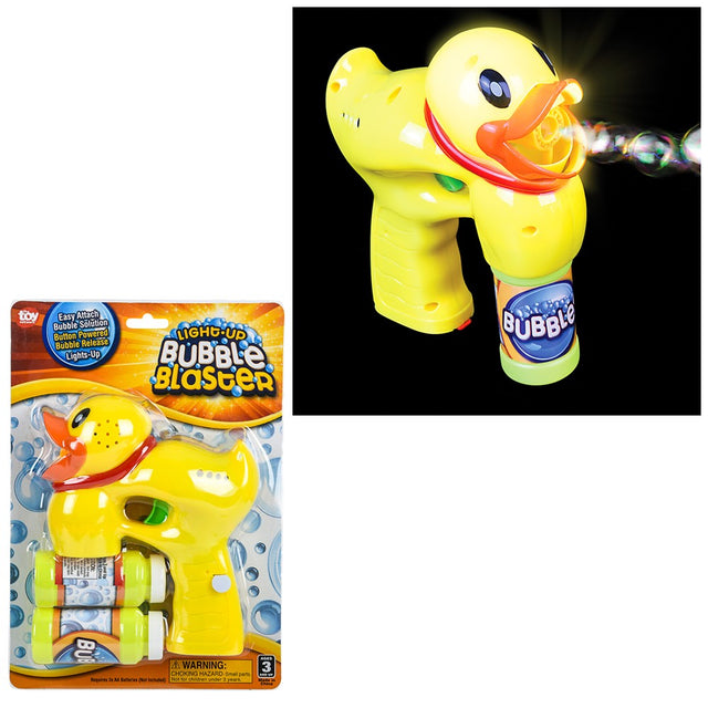Light-Up Bubble Blaster Ducky 6"