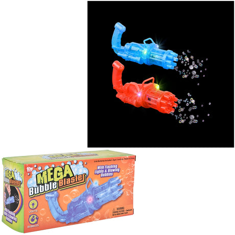 Light-Up Bubble Blaster Gatling Toy