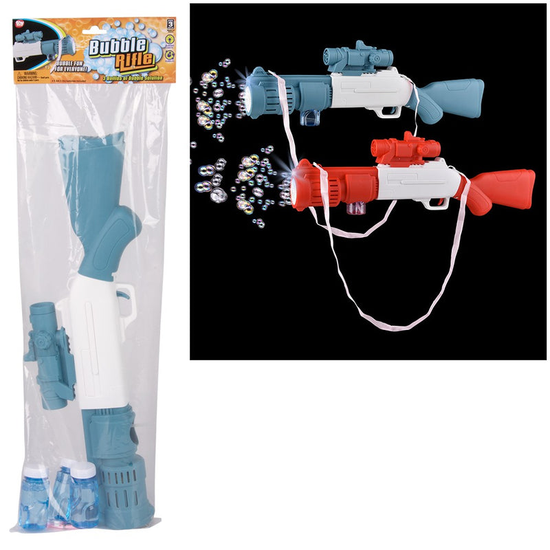 Bubble Rifle 20-Hole Light & Sound Blaster