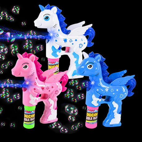 Unicorn Bubble Blaster 7" Light And Sound