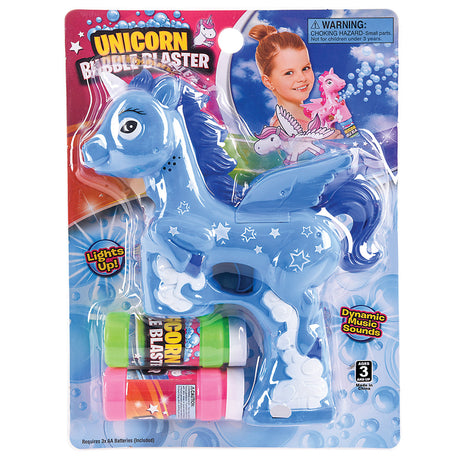 Unicorn Bubble Blaster 7" Light And Sound