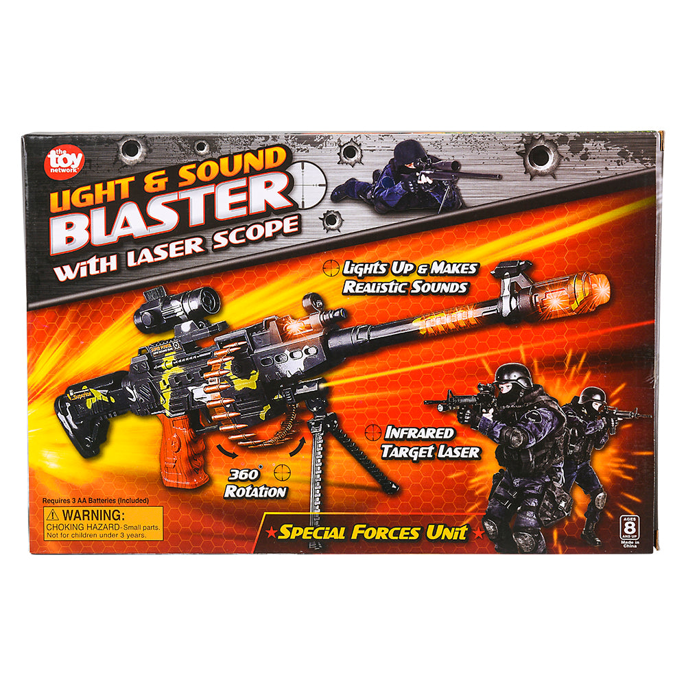 Light-Up Machine Gun with Scope