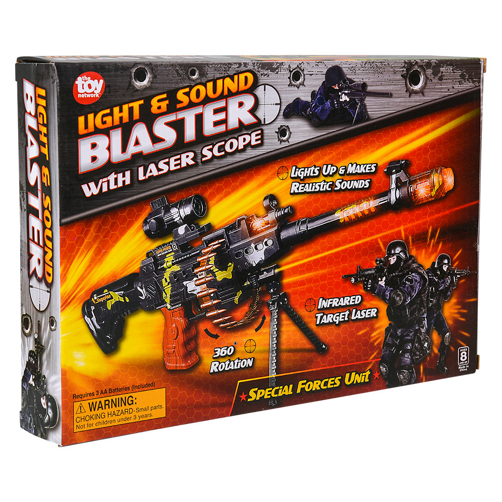 Light-Up Machine Gun with Scope