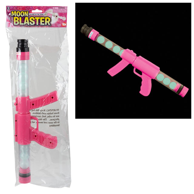 Glow-In-The-Dark Pink Moon Blaster 19"