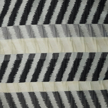 Jacquard Drapery Fabric Clayton Geometric Pattern