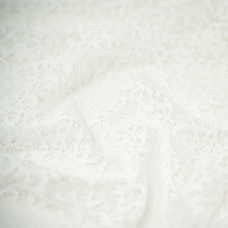 Gabrielle Stretch Lace Nylon Spandex Fabric - Lace, 58" Width (1 Yard)