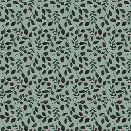 Quilting Cuddle Green Garden Leaves Fabric by the Yard