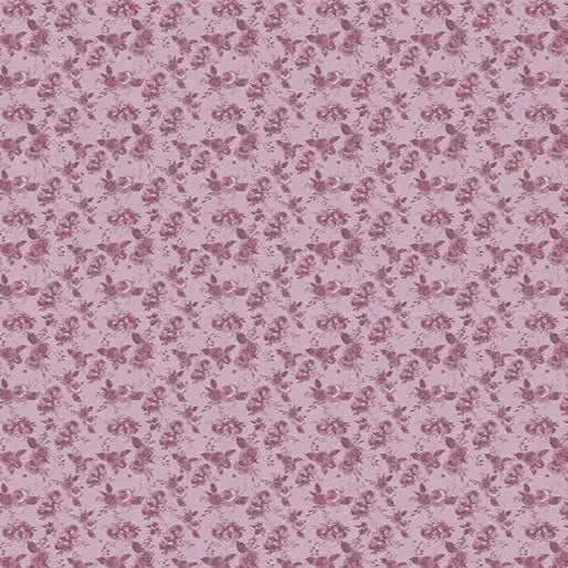 Quilting Cuddle Fabric Woodrose Garden Tonal